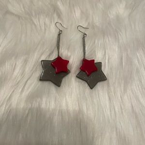 Y2K Dangle Star Earrings